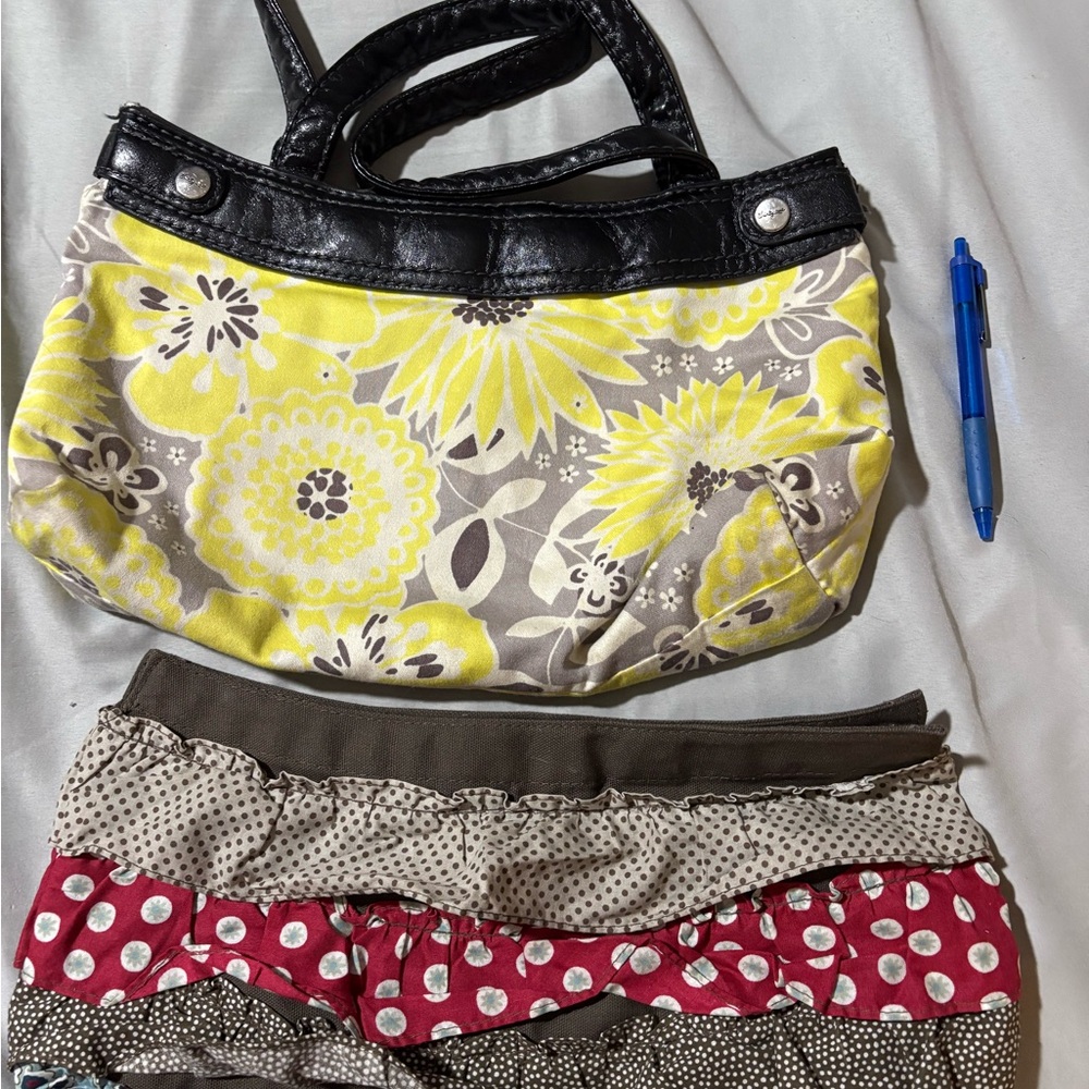 31 skirt purse with an extra skirt